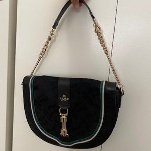 L.A.M.B. Gwen Stefani Black Shoulder Bag